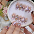 Secret Garden Bunny | Premium Handmade Luxury Press-On Nails